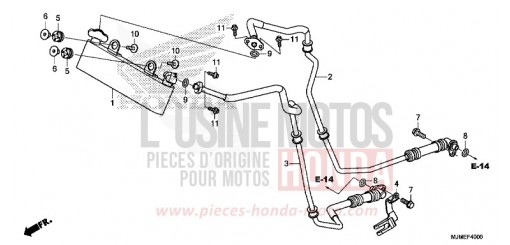 OIL COOLER VFR800XH de 2017